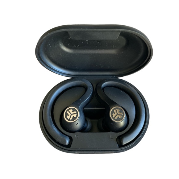 JLab JBuds Air Sport True Wireless Bluetooth Earbuds + Charging Case - Picture 3 of 5